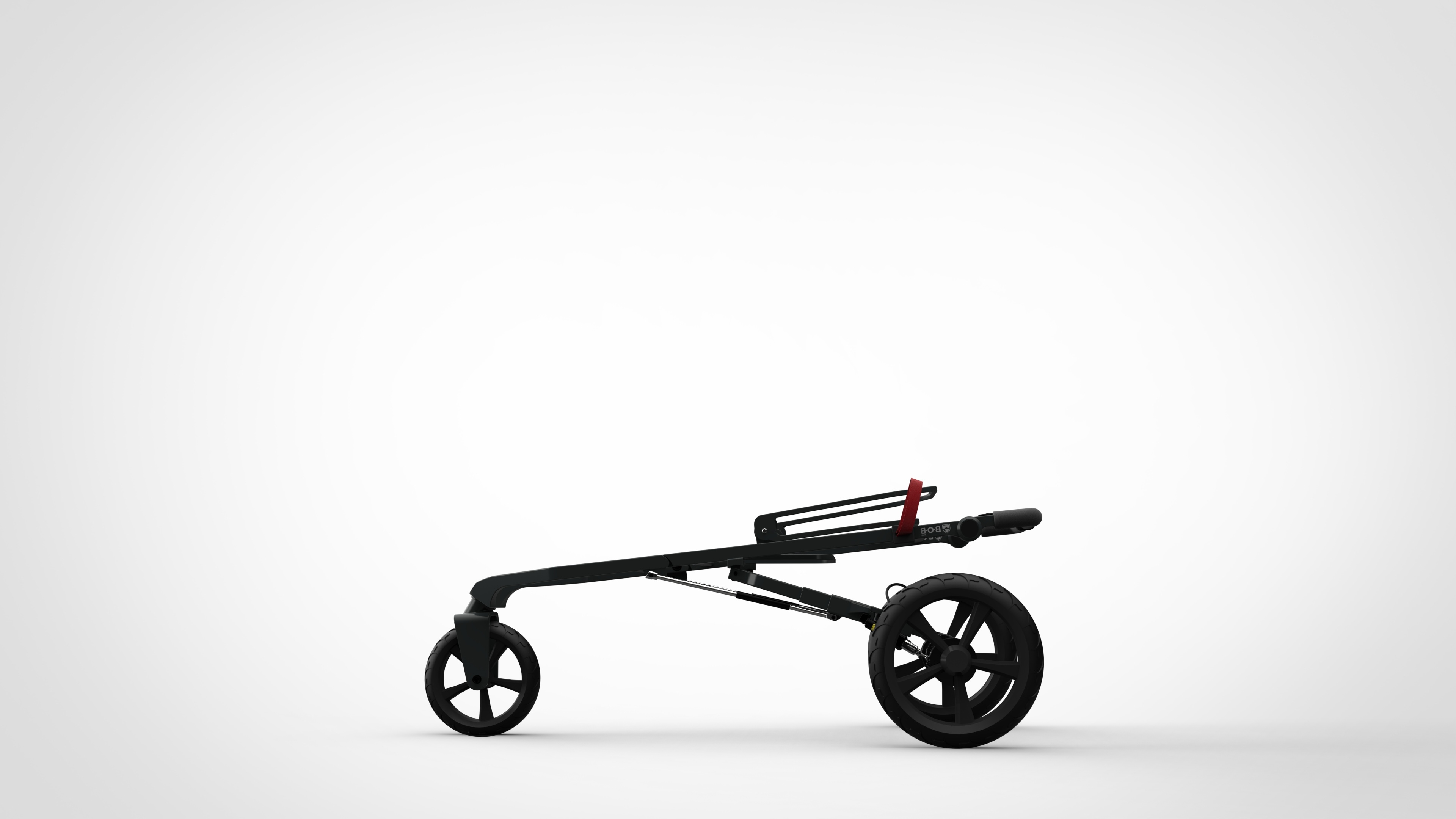 Stroller Side View Collapsed